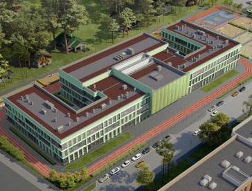 СОШ на 550 мест (Московская обл., с. Немчиновка) — Выполнение строительно-монтажных работ по устройству внутренних инженерных систем водоснабжения и канализации, вентиляции и отопления, ИТП, Слаботочные системы